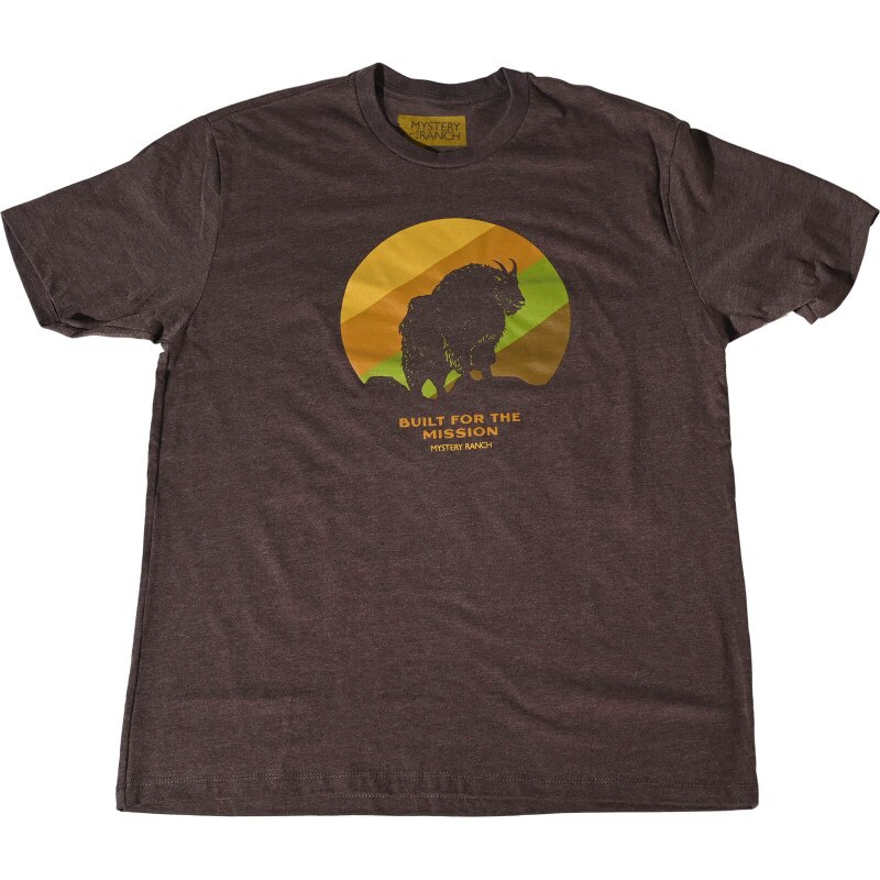 Goat Gradient T-Shirt - Brown Heather